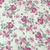 Floral médio rosa em fundo branco