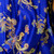 Dragons and Phoenix in Royal Blue background