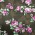 Floral rosa em fundo marrom