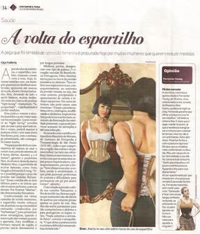 Entrevista no Jornal Estado de São Paulo, março de 2010