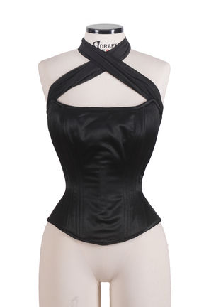 Corset Decote Canoa: Alças de Musseline 