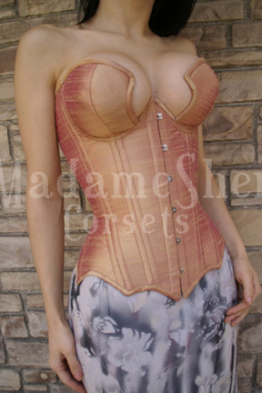 Corset BlackFrost: Shantung