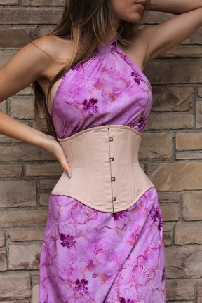 Corset Waist Cincher Medalhão: Neutro 