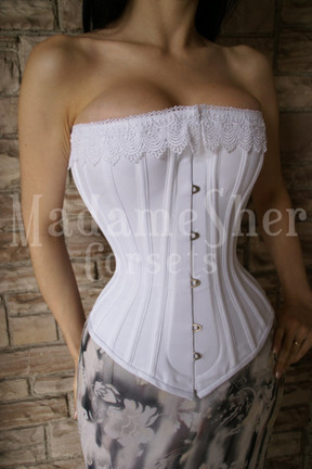 Corset Vitoriano Hourglass: Coutil 