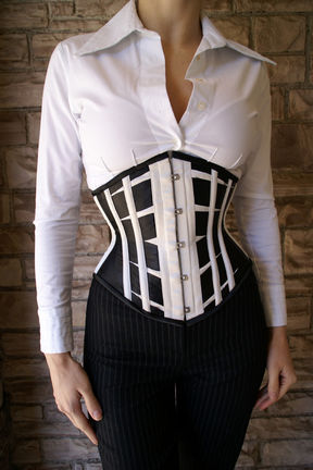 Corset Waist Cincher: Estilo Ribbon 
