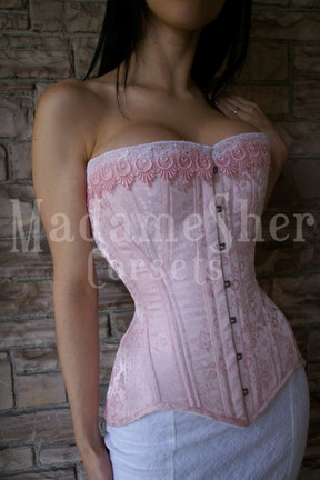 Corset Eduardiano: Brocado 