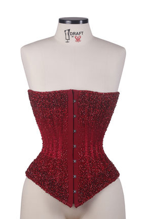 Corset Vitoriano Hourglass: Bordado 