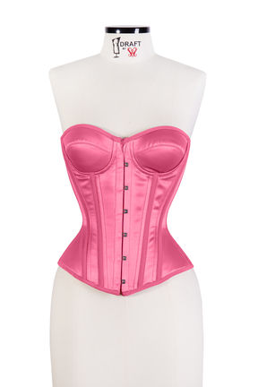 Corset Meia Taça: Pink