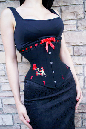 Corset Waist Cincher: Flossing e Apliques 