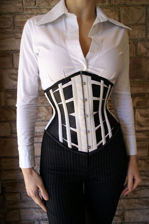 Corset Waist Cincher: Estilo Ribbon 