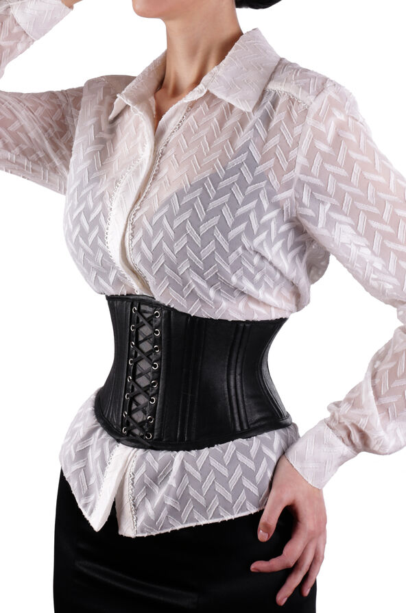 Corset Waist Cincher : Estilo Cinturão em Couro