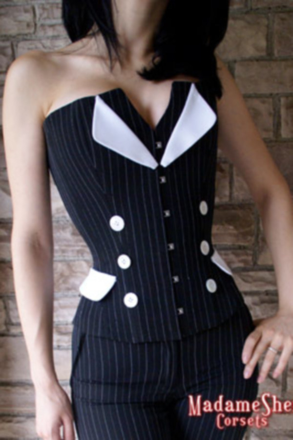 Corset Tailleur: Risca de Giz