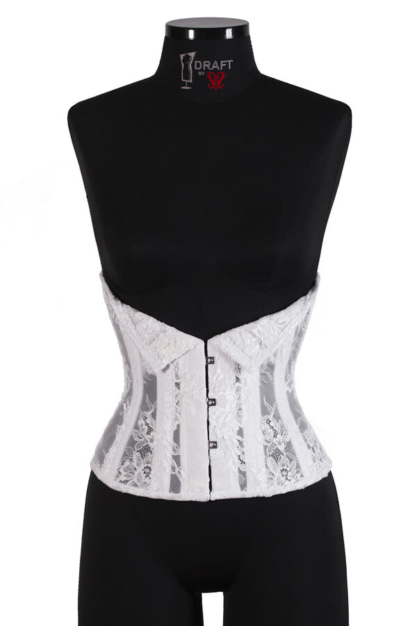 Underbust em Renda com Lapela
