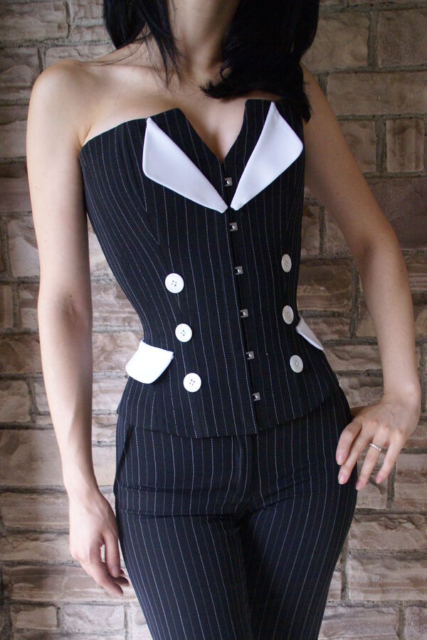 Corset Tailleur: Risca de Giz