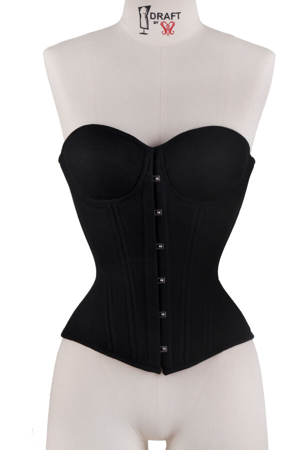 Corset Meia Taça: Crepe Fosco 