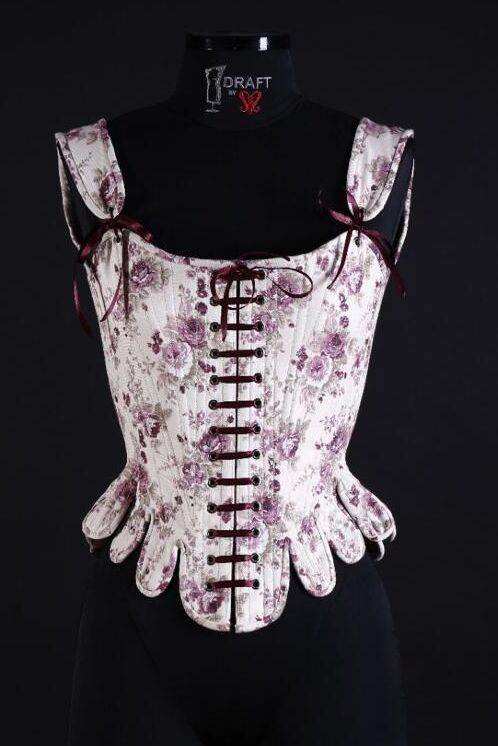 Corset Barroco Jacquard Tapeçaria 