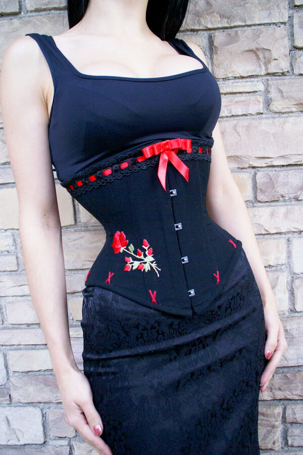 Corset Waist Cincher: Flossing e Apliques 