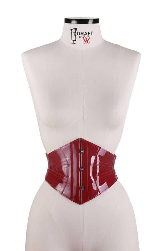 Swiss Belt - Cinturão Suiço em Verniz Vermelho
